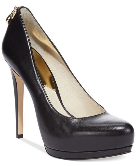 michael michael kors womens platform shoes|michael kors black platform heels.